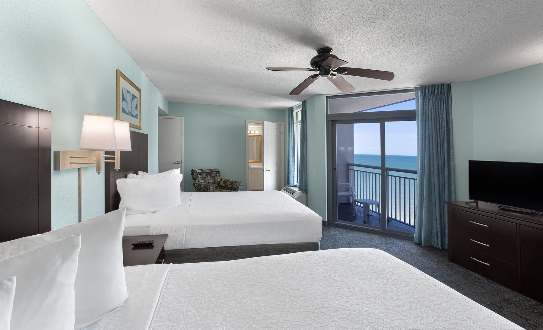 Oceanview Studio | 2 Queen Beds in Myrtle Beach, SC - Grand